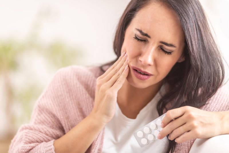 A fogfájás hátterében álló okokat nem szünteti meg a fájdalomcsillapító